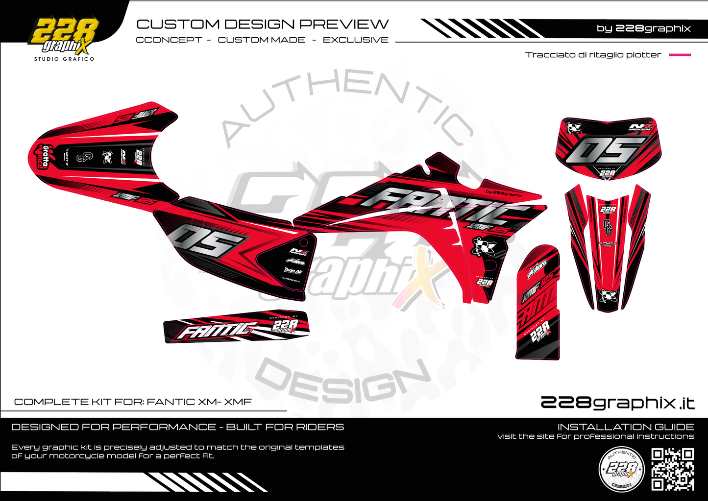 FULL KIT FANTIC XM-XMF 50/125 2025/26